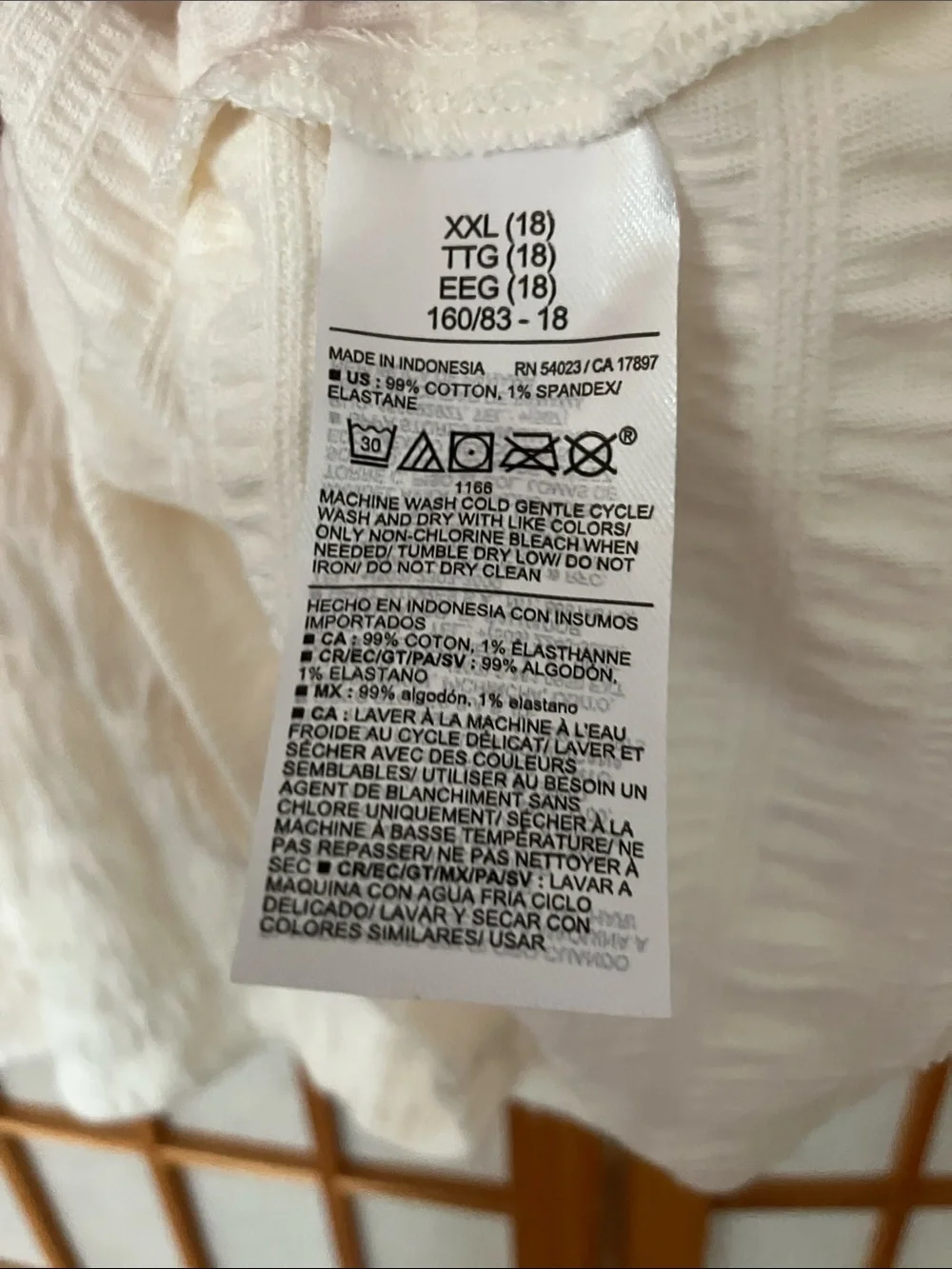 2 Piece Bundle Old Navy XXL 18 White Peplum Top & Blue Denim Tank Set NEW NO TAG
